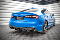 Audi A5 S-Line F5 Facelift 2019+ Bakre Splitter (Med Splitters) V.1 Maxton Design